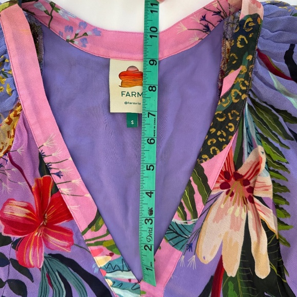 NWOT Farm Rio Amazonian Rainforest Ombré Maxi Dress - Picture 7 of 10